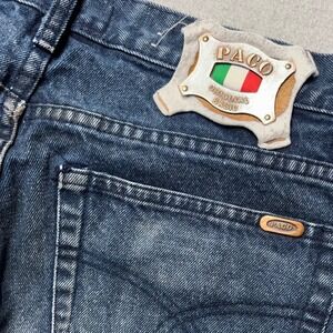 Paco Jeans Men 34 Vintage 90s Dark Wash Denim Baggy Skater Street Wear Hong Kong